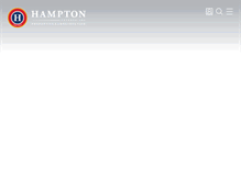 Tablet Screenshot of hampton1.com